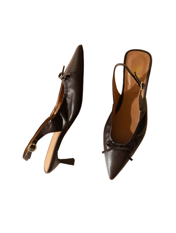 Bobbies Ristretto Brown Sling Back|GIG02