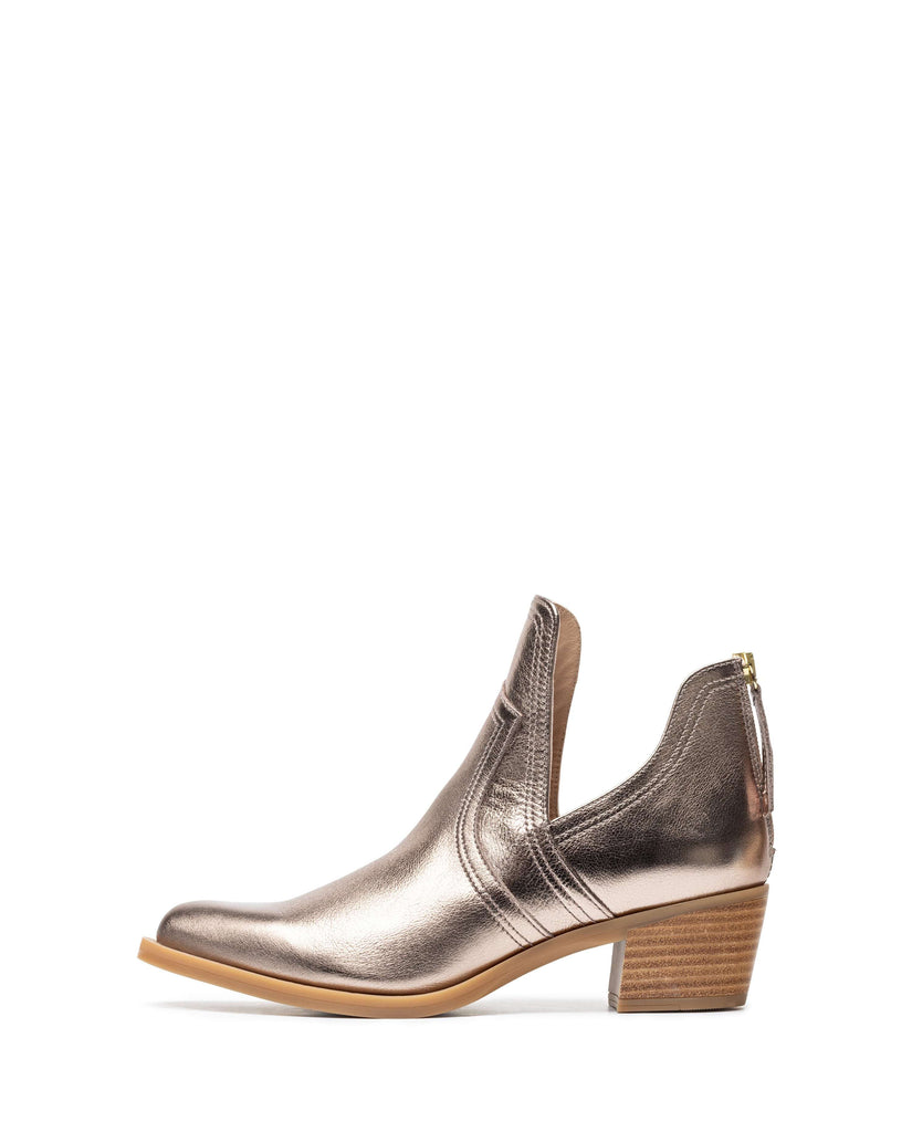 Unisa Metallic Gold Ankle Boot|GUISEL25GL