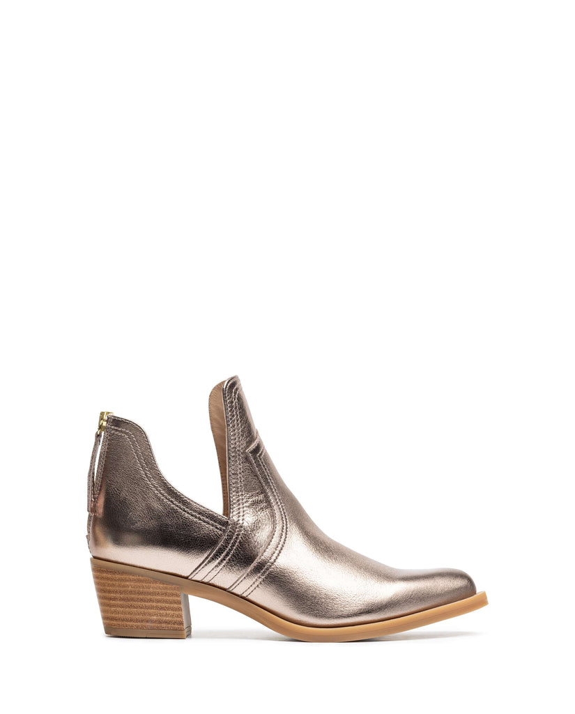 Unisa Metallic Gold Ankle Boot|GUISEL25GL