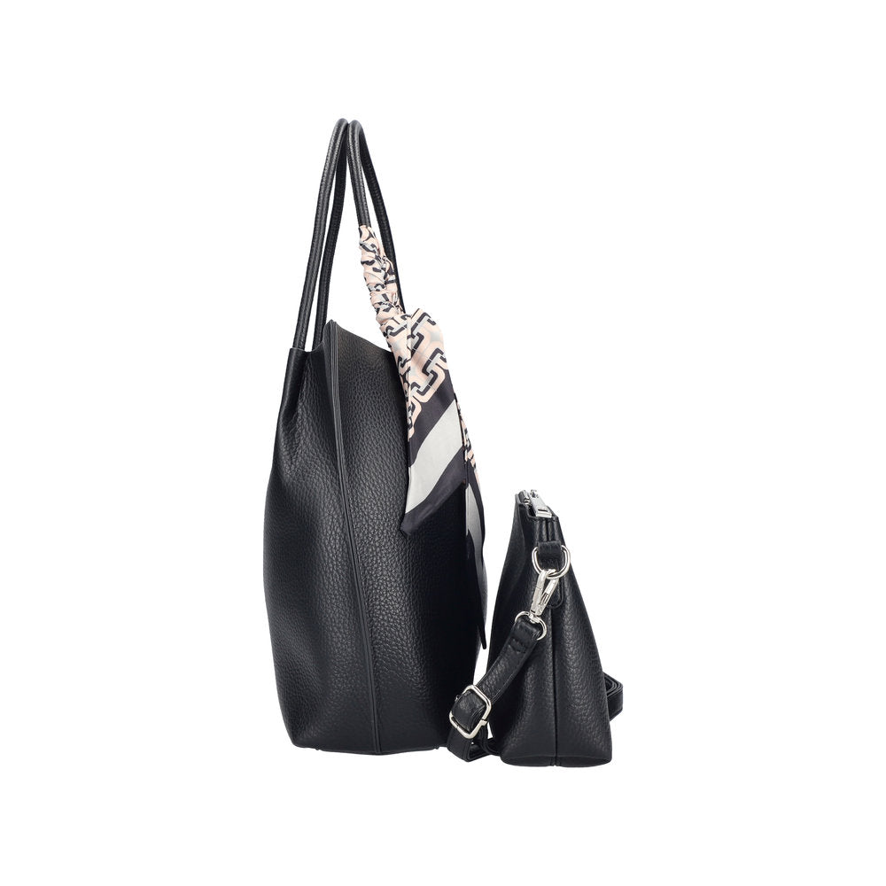 Rieker Black Shopper Bag|H139900B