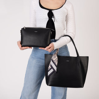 Rieker Black Shopper Bag|H139900B