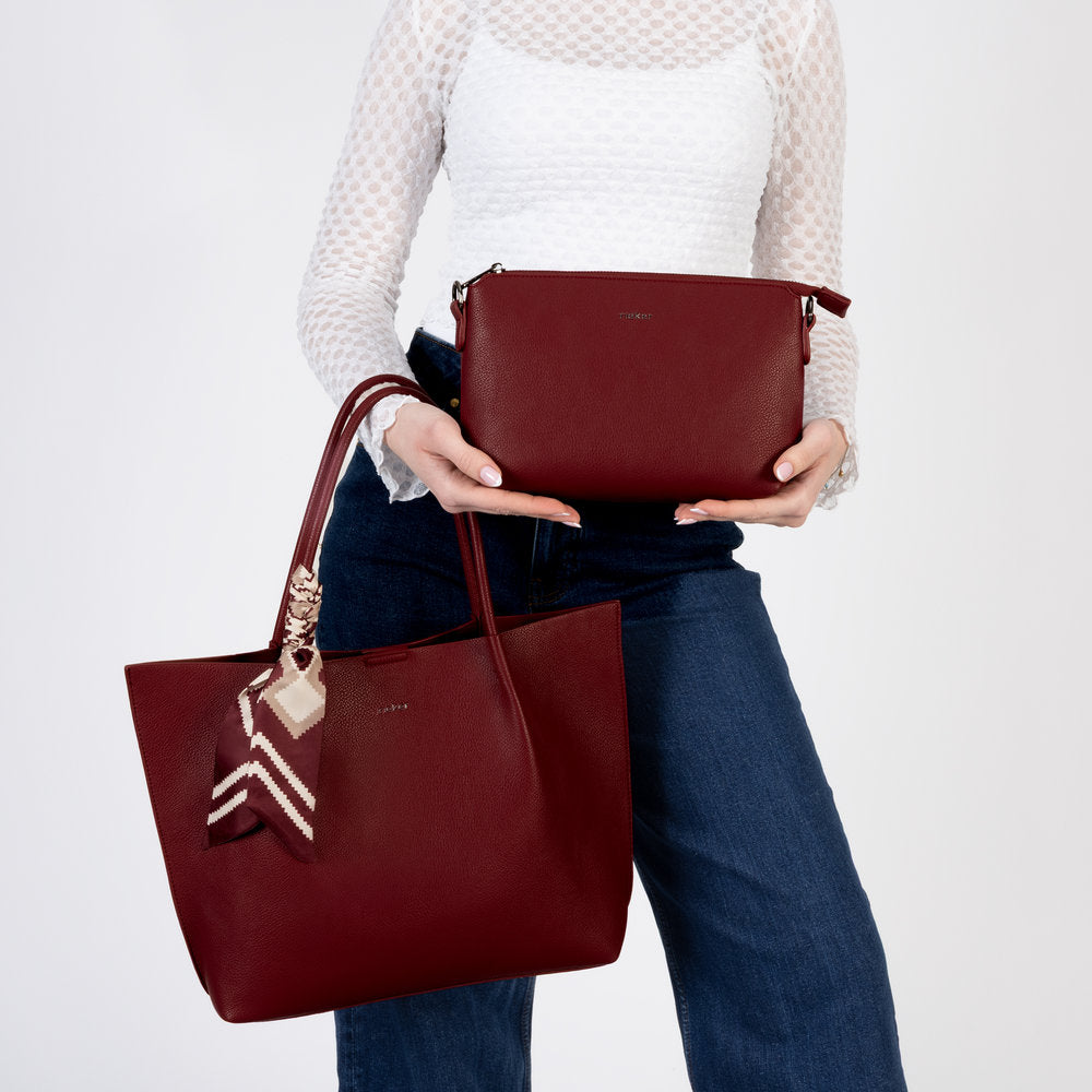 Rieker Burgundy Shopper Bag|H139935