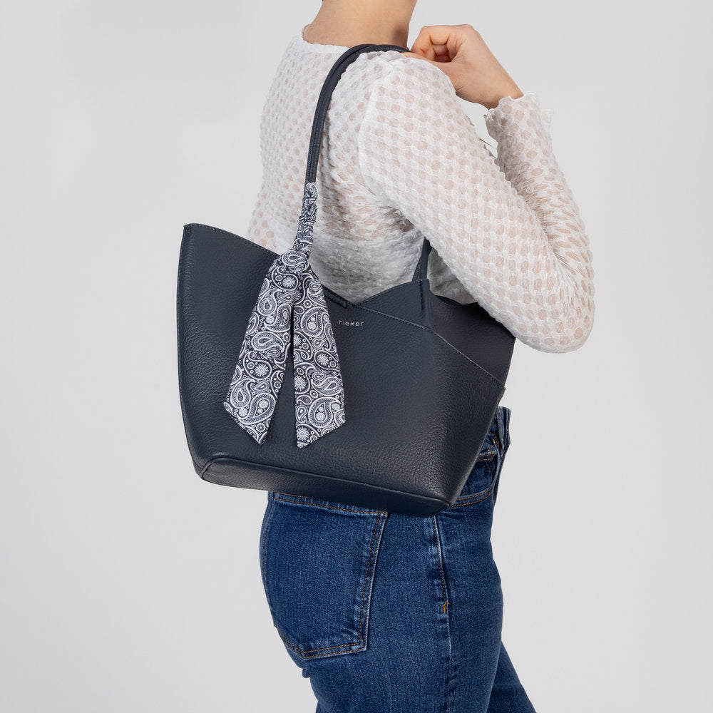 Rieker Navy Shopper Bag|H155915
