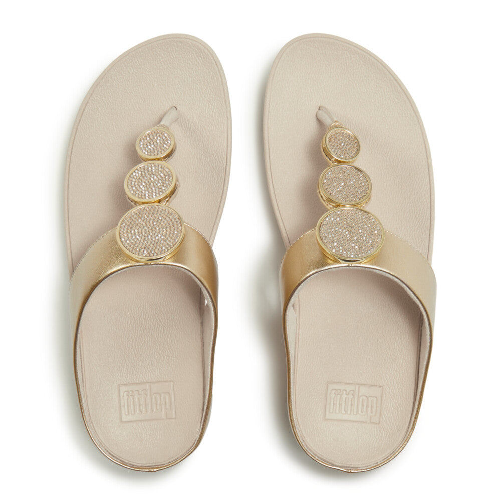 Fitflop  Bead Circle Gold Toe Post|HJ1675