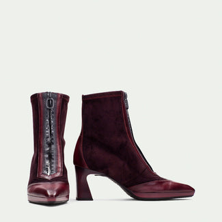 Hispanitas Bordo Suede & Leather Ankkle Boot| HI254186BU