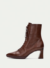 Load image into Gallery viewer, Hispanitas Dark Brown Hi Heel Ankle Boot| HI254379BR
