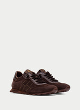 Load image into Gallery viewer, Hispanitas Brown Suede Trainer|HI264964ES
