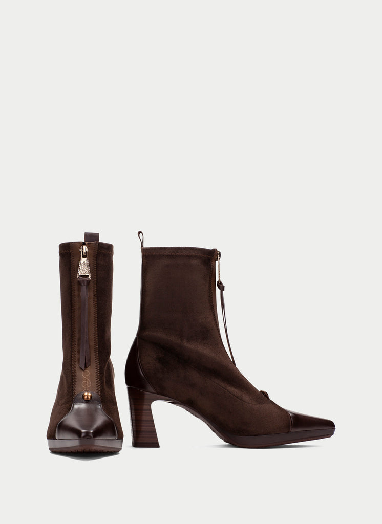 Hispanitas Dark Brown Ankle Boot|HI265085ES