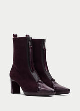 Load image into Gallery viewer, Hispanitas Dark Burgundy Ankle Boot||HI265085BU
