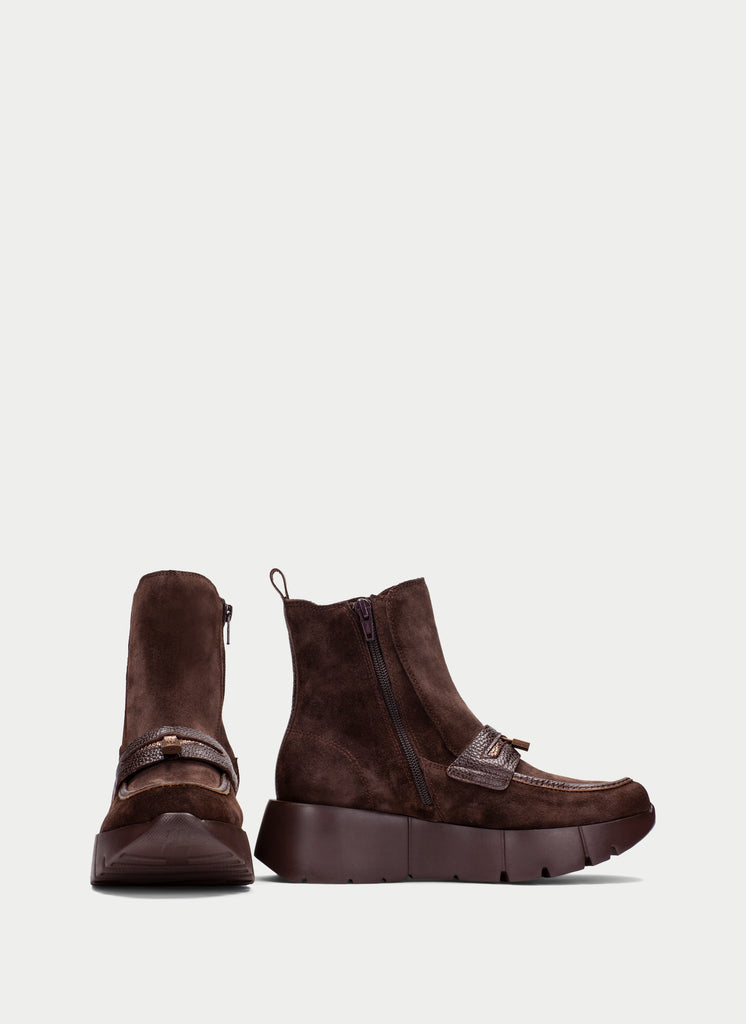 Hispanitas Dark Brown Ankle Boot|HI265153ES