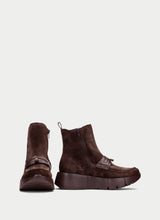 Load image into Gallery viewer, Hispanitas Dark Brown Ankle Boot|HI265153ES
