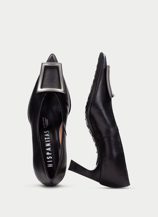 Hispanitas Black Court Shoe|HI265176BK