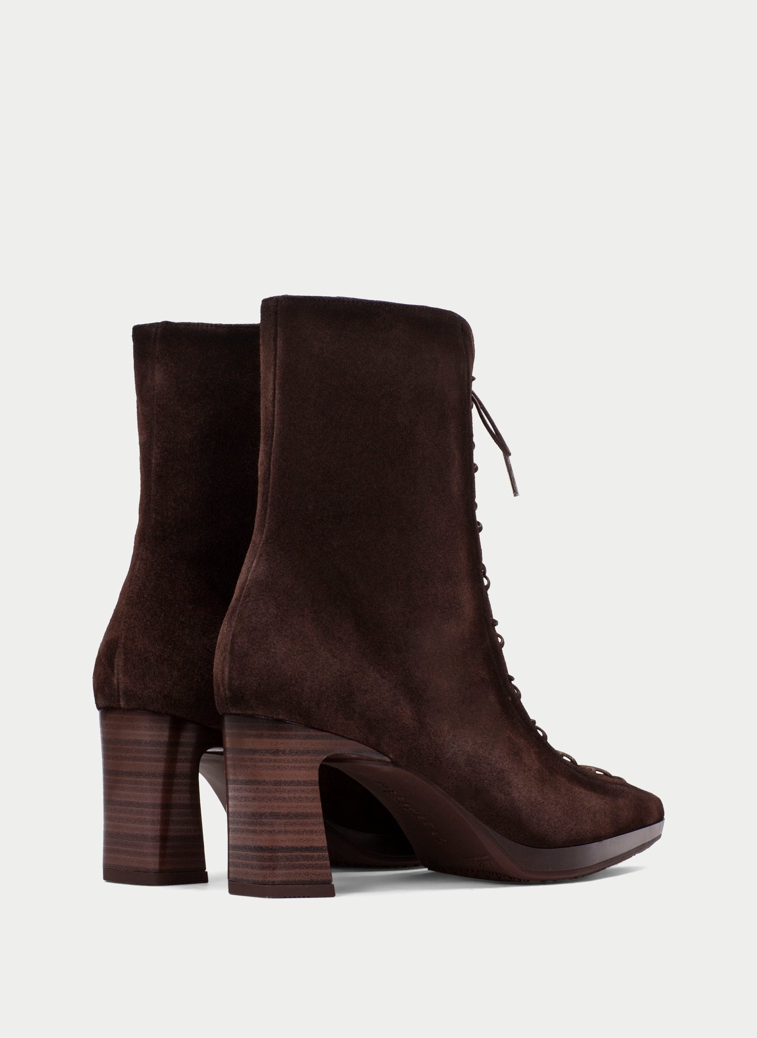 Hispanitas Dark Brown Laced Ankle Boot|HI265227ES