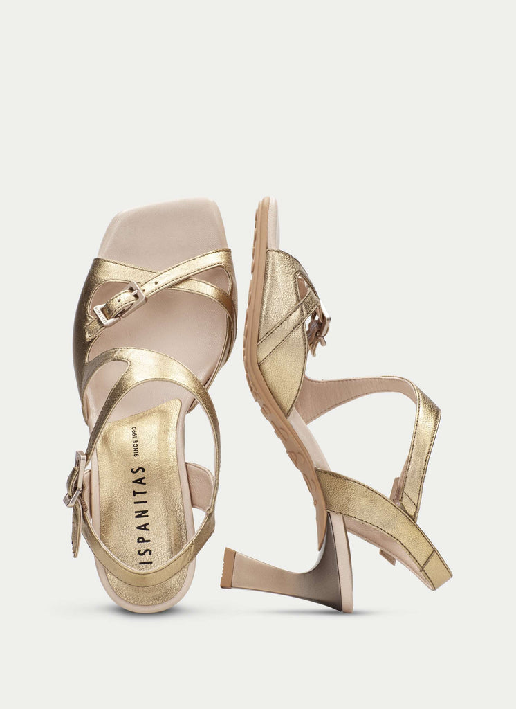 Hispanitas Gold Strap Sandal|HV264814G