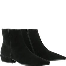 Load image into Gallery viewer, Hogl Black Suede Pointy Ankle Boot|2102902010

