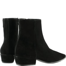 Load image into Gallery viewer, Hogl Black Suede Pointy Ankle Boot|2102902010
