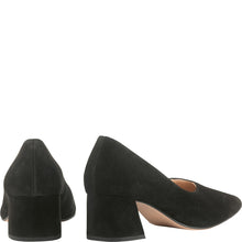 Load image into Gallery viewer, Hogl Black Suede Court Shoe|2104502010
