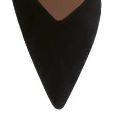 Load image into Gallery viewer, Hogl Black Suede Court Shoe|2104502010
