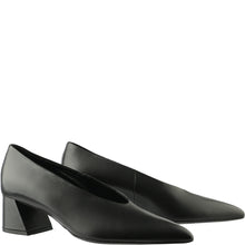 Load image into Gallery viewer, Hogl Black Leather Court Shoe|2104533010
