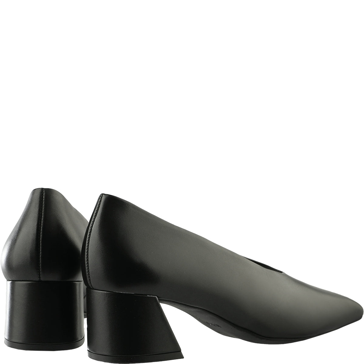 Hogl Black Leather Court Shoe|2104533010