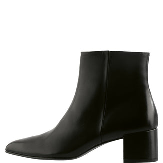 Hogl Black Smooth Leather Ankle Boot|2104703010