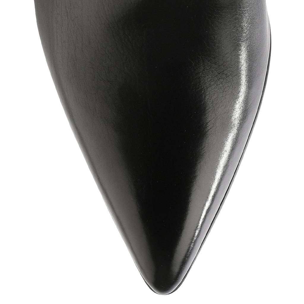 Hogl Black Smooth Leather Ankle Boot|2104703010