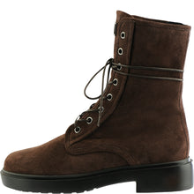 Load image into Gallery viewer, Brown boot with laces on a white background
