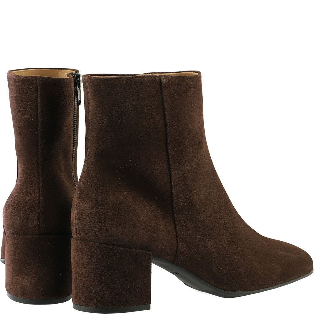 Hogl Burgundy Suede Ankle Boot |2104102210