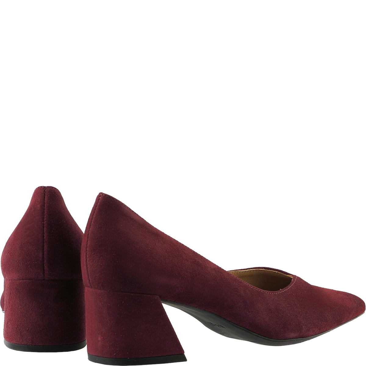 Hogl Barolo Red Suede Court Shoe|2104502480