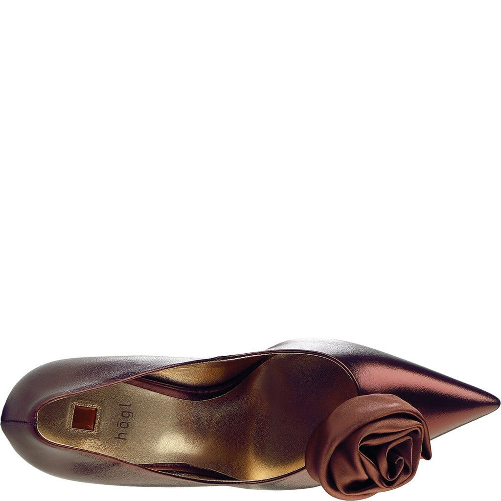 Hogl Burgundy Stiletto Court Shoe|2107021480