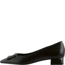 Load image into Gallery viewer, Hogl Black Leather Pointy Pump|1022200100
