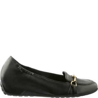 Hogl Black Soft Leather Hidden Heel Pump|1037000100