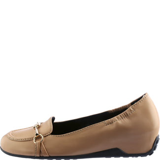 Hogl Brown Caramel Hidden Heel Loafer|1037002700