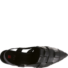 Load image into Gallery viewer, Hogl Black Woven Sling Back |1019300100
