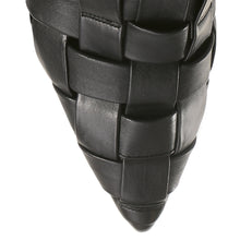 Load image into Gallery viewer, Hogl Black Woven Sling Back |1019300100
