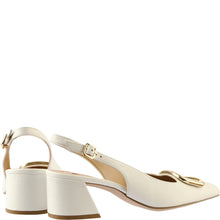 Load image into Gallery viewer, Hogl Beige Leather Sling Back|1046231200
