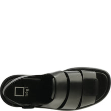 Load image into Gallery viewer, Hogl Black Leather Fisherman Sandal|1002130100
