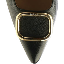 Load image into Gallery viewer, Hogl Black Leather Sling Back|1046230100
