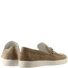 Load image into Gallery viewer, Hogl Taupe Suede Comfort Loafer|1012121900
