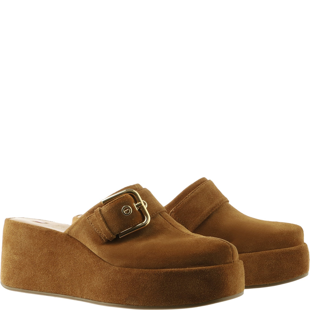 Hogl Camel Platform Clog|1025322200