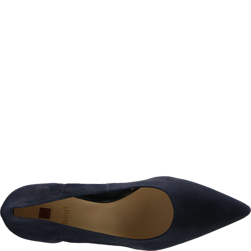 Hogl Navy Suede Court Shoe|2104502320