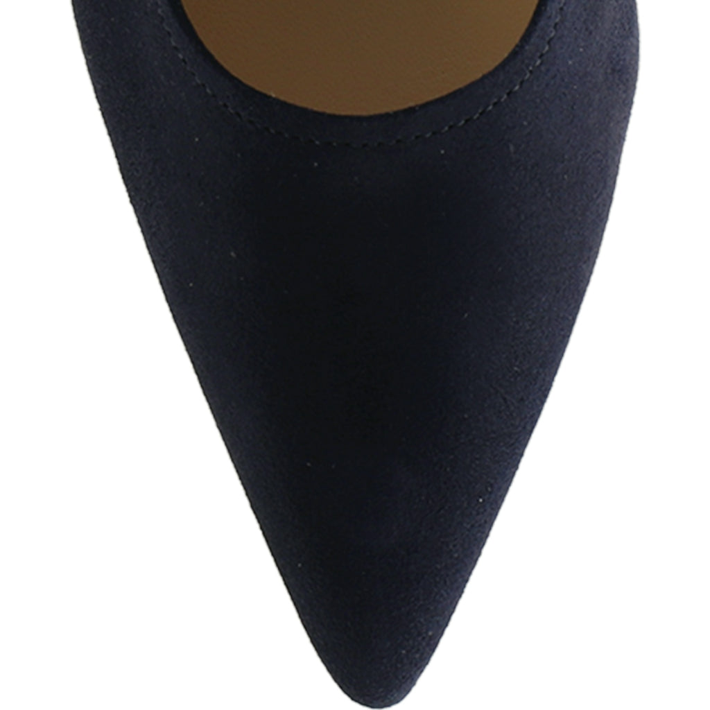 Hogl Navy Suede Court Shoe|2104502320