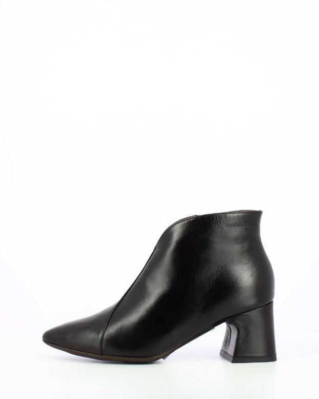 Wonders Dark Brown Ankle Boot|I9013TES