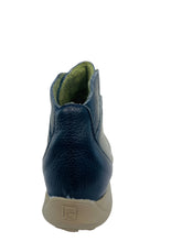 Load image into Gallery viewer, Blue shoe with a beige sole on a white background
