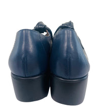 Load image into Gallery viewer, Pair of navy blue shoes on a white background
