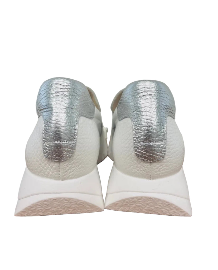 Jose Saenz White Wedge Loafer|2285IGEA