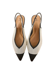 Load image into Gallery viewer, Miss Elastic Beige and Black Sling Back|75051BGE
