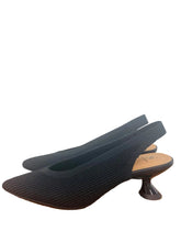 Load image into Gallery viewer, Miss Elastic Black Sling Back|76626BLK
