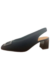 Load image into Gallery viewer, Miss Elastic Black Sling Back|75044BLK
