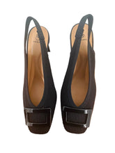 Load image into Gallery viewer, Miss Elastic Black Sling Back|75044BLK
